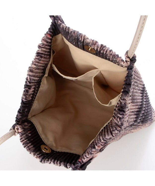 UNBILLION カシュカシュ cachecache / インクジェットプリーツトート ベージュ