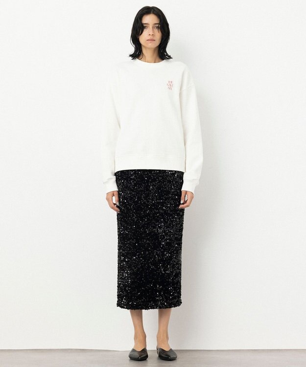 NAVE 【xNAVE】Six Sence Recordコラボ グラフィッククルースウェット アイボリー系