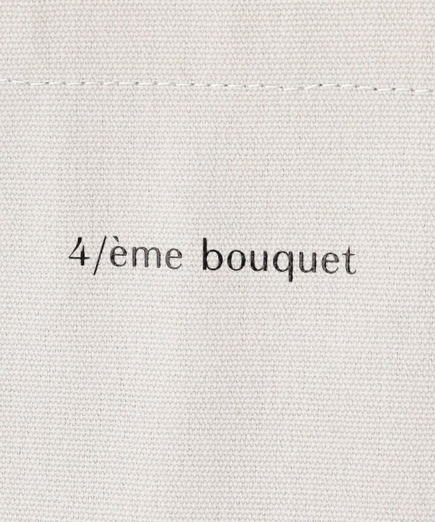 自由区 【カトリエムブーケ】Sac a fleurs プリントバッグ ベージュ