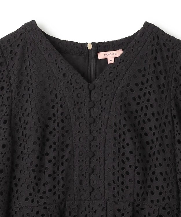 TOCCA 【大人百花掲載・消臭・洗える・WEB限定カラー有】ZELLIGE ドレス ブラック系7