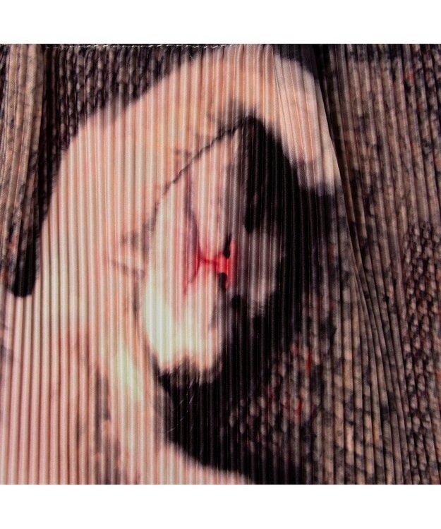 UNBILLION カシュカシュ cachecache / インクジェットプリーツトート ベージュ