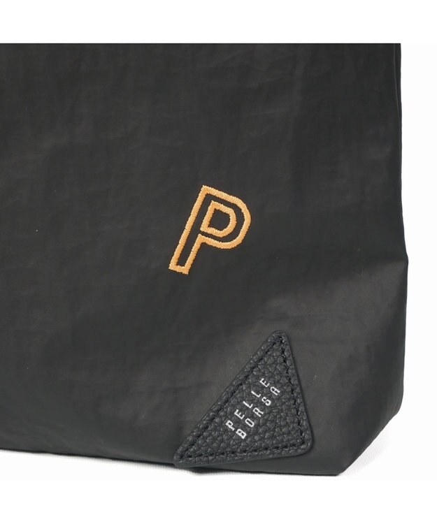 PELLE BORSA 巾着A4トート Wrinkle リンクル 6521 ブラック
