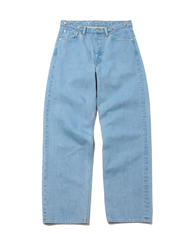 J.PRESS MEN 【J.PRESS ORIGINALS】SHIOTA 5 Pocket Piped Stem Denim Pants / Japan Made サックスブルー系