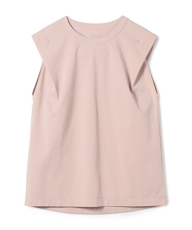 Chacott Handsome Cotton ノースリーブTシャツ グレイッシュローズ
