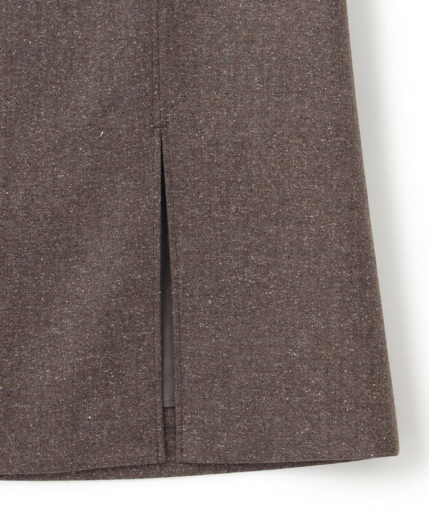 JOSEPH  ウールシルクネップ　ラップ風スカート Brown