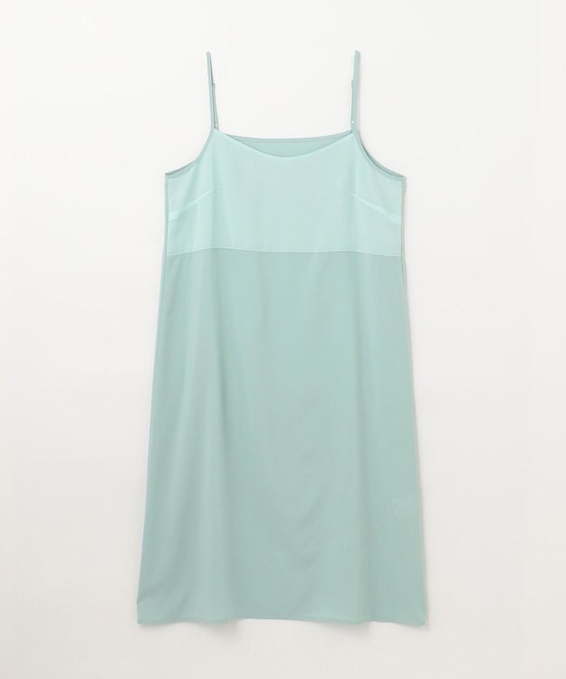 GRACE CONTINENTAL エスニックフラワー刺繍ワンピース ライトグリーン