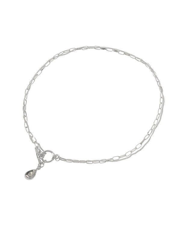 Green Parks トップメタル２連マンテルネックレス Silver