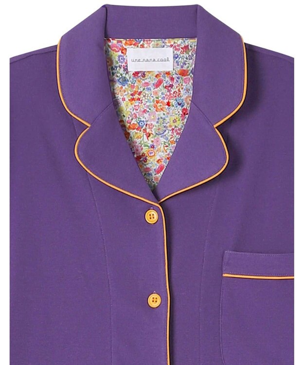 une nana cool 【綿100％】フライスパジャマ　ＭＡＤＥ　ＷＩＴＨ　ＬＩＢＥＲＴＹ　ＦＡＢＲＩＣ PU