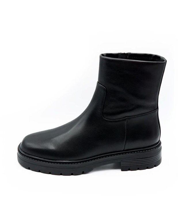 APOM ウォータープルーフサイドジップアンクルブーツ35 ブラック