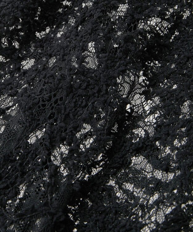 earth music&ecology モールレースキャミチュニック Black