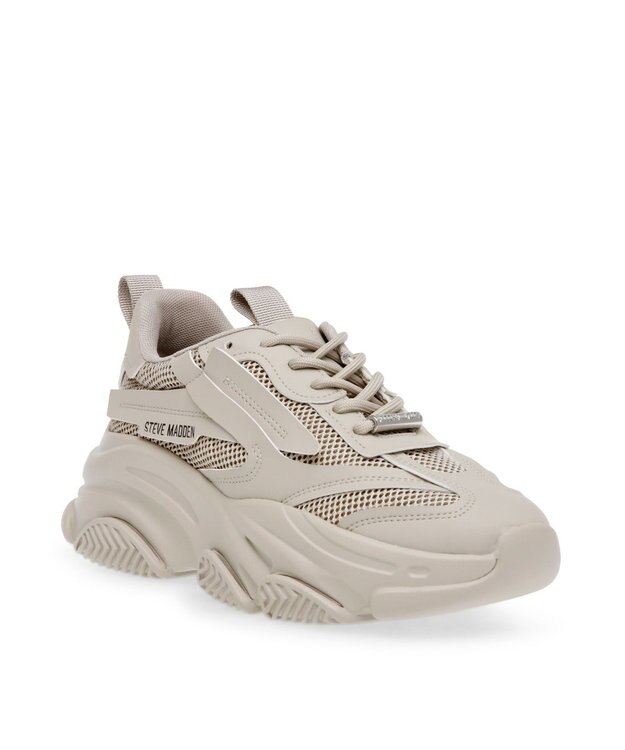 STEVE MADDEN POSSESSION ボリュームソールスニーカー グレージュ