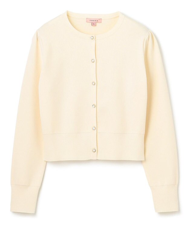 TOCCA 【洗える】DEW カーディガン アイボリー系