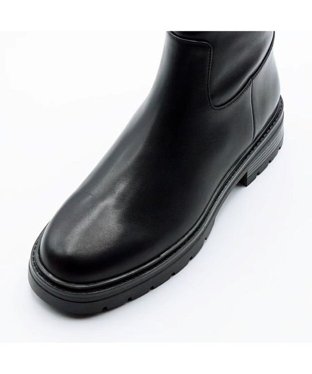 APOM ウォータープルーフサイドジップアンクルブーツ35 ブラック