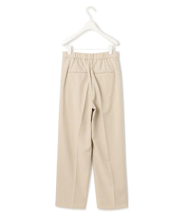 ICB L 【接触冷感・速乾・洗える】T.R.Liプレーンウィーブ ストレートパンツ フラックス系