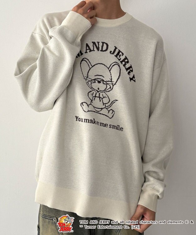 WEGO JERRY　ジャガードニット オフホワイト