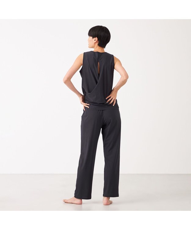 Chacott Chacott BALANCE ライトストレートパンツ ブラック