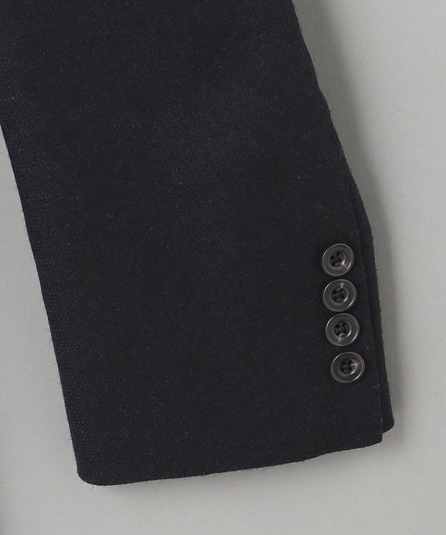 GOTAIRIKU RENEWOOL_CASHMEREセットアップ対応ジャケット ネイビー系