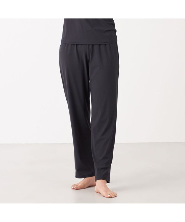 Chacott Chacott BALANCE ライトストレートパンツ ブラック