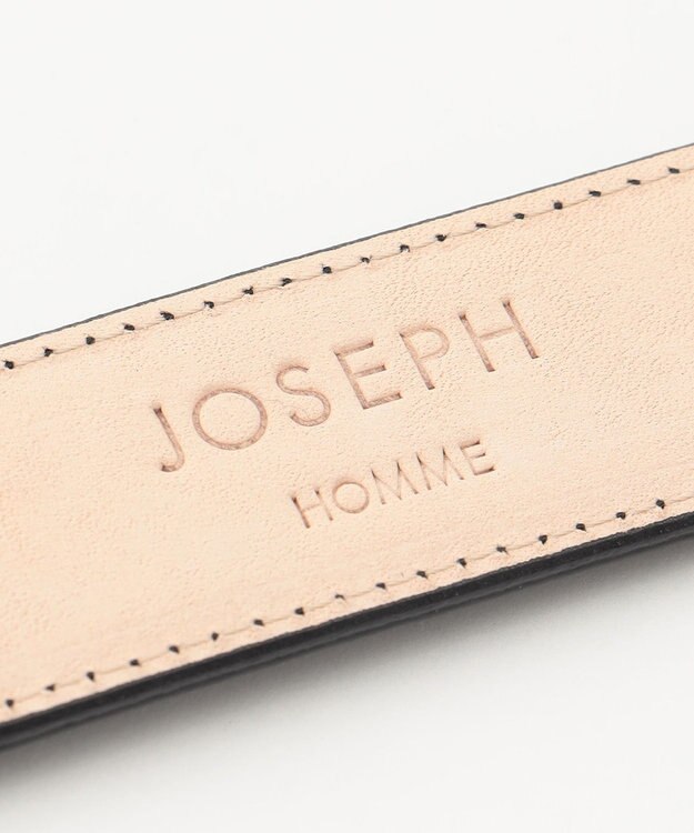 JOSEPH HOMME カウレザー　ベルト ブラック系