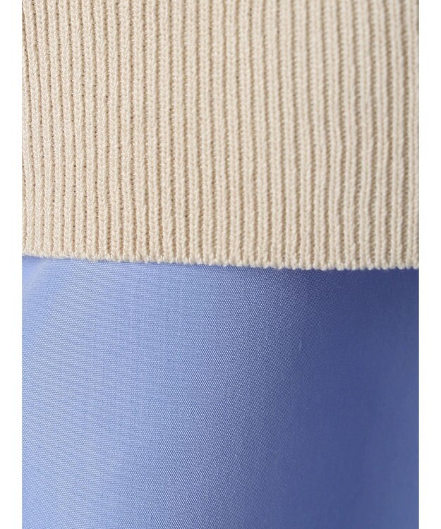 CRAFT STANDARD BOUTIQUE 【洗える】ニットベスト+バンドカラーシャツSET-B Ivory