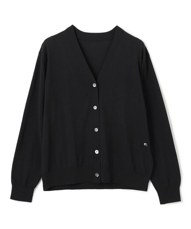 UNFILO L UVモイスト 2WAYカーディガン ブラック