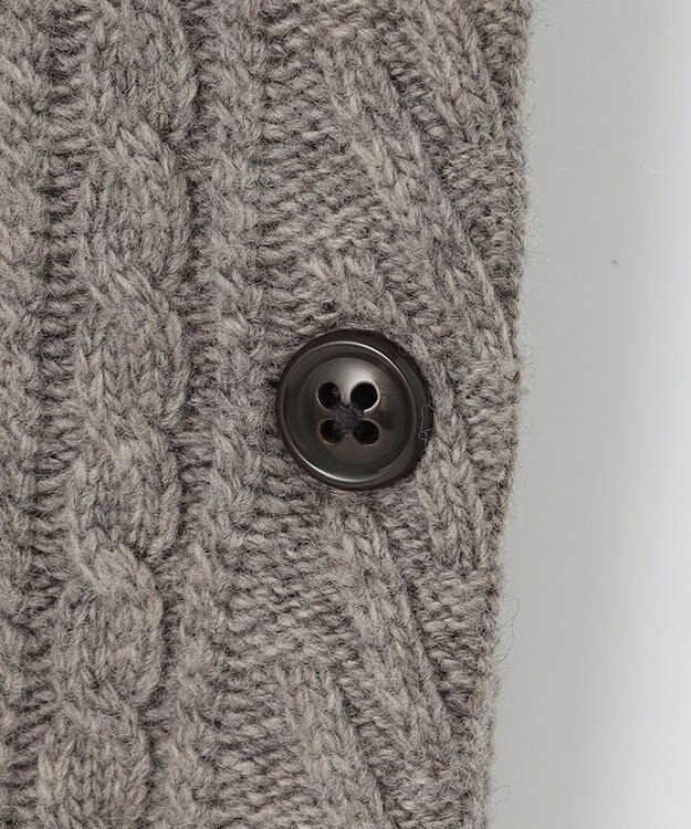 J.PRESS LADIES 【洗える】BUNNY ニット ベスト ブラウン系