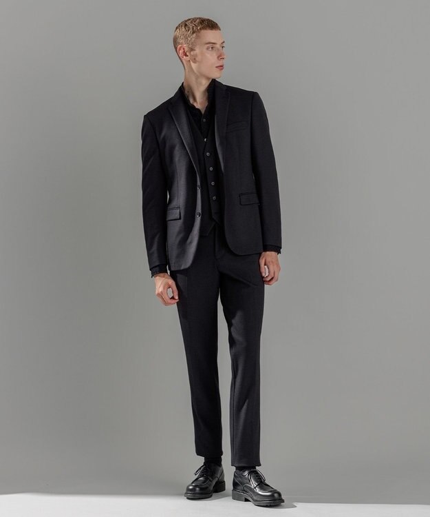 JOSEPH HOMME 【LEON 掲載】ウーステッドモックロディ ジャケット グレー系1