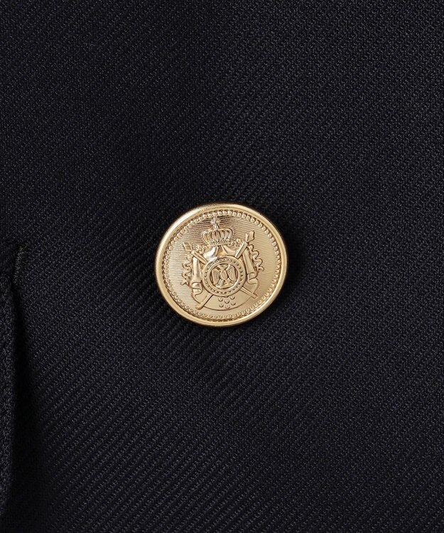 J.PRESS LADIES モナベールツイル ダブル ジャケット ネイビー系