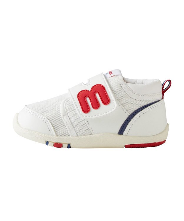 MIKI HOUSE HOT BISCUITS 【ミキハウス】【13-15.5cm】 セカンドベビーシューズ 白