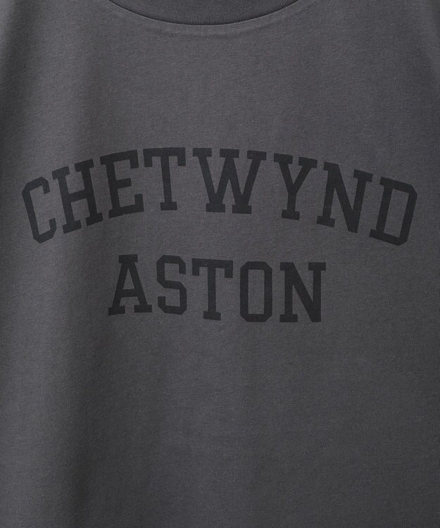 Green Parks 汗染み防止カレッジロゴボックスＴシャツ Charcoal Gray