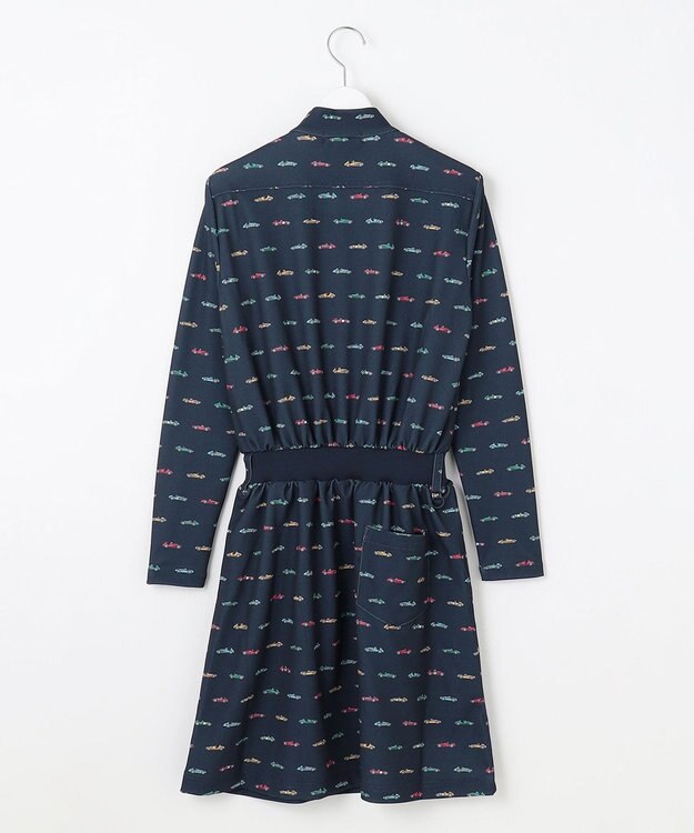 23区GOLF 【WOMEN】レーシングカープリント ワンピース ネイビー系5