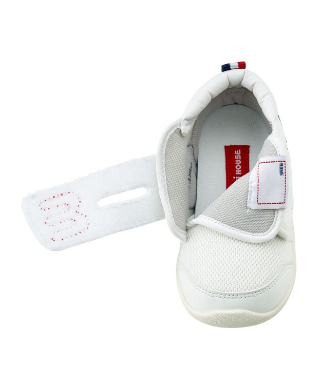 MIKI HOUSE HOT BISCUITS 【ミキハウス】【13-15.5cm】 セカンドベビーシューズ 白