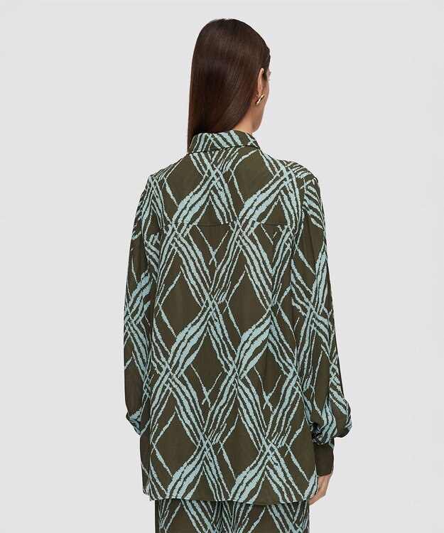 JOSEPH オープンウィーブ　ブラウス Palm Leaf/Chambray