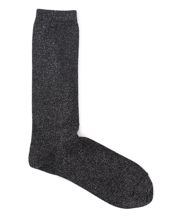 23区 ラメ クルー ソックス シルバー系