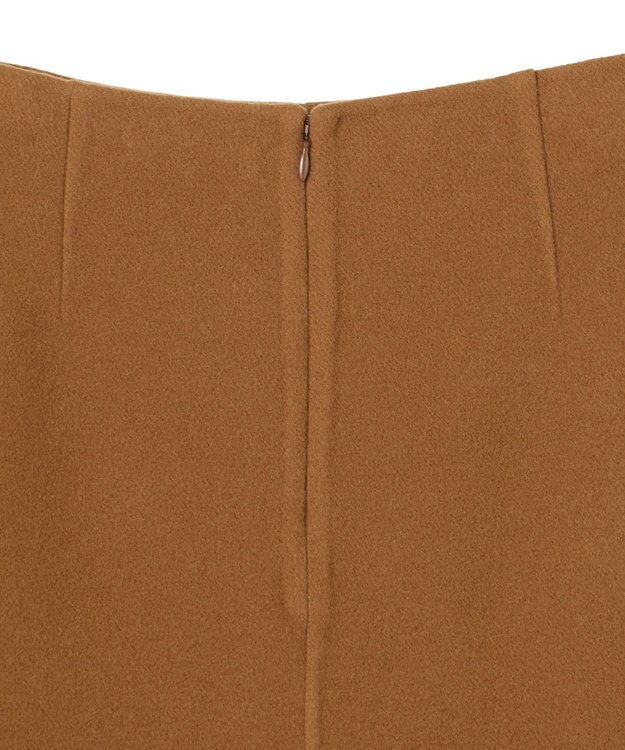 BEIGE， LEMOORE / ウールリバーAラインスカート Caramel