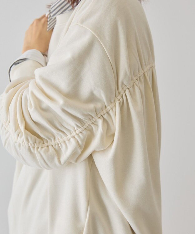 AMERICAN HOLIC バックギャザー裏毛スウェット Ivory