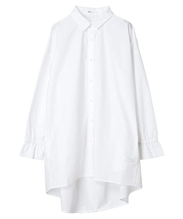 CRAFT STANDARD BOUTIQUE イージーケアコクーンポケ付きチュニック White
