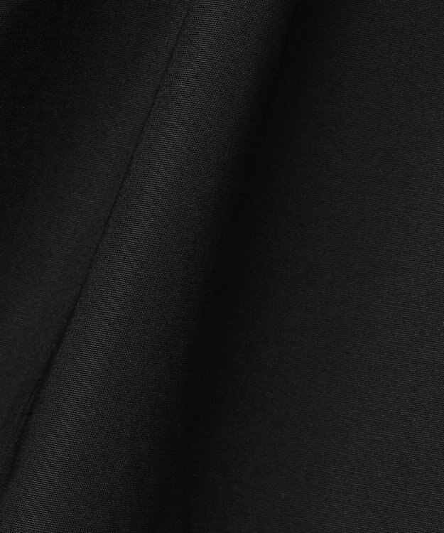 UNFILO ギャザーオーバーブラウス ブラック