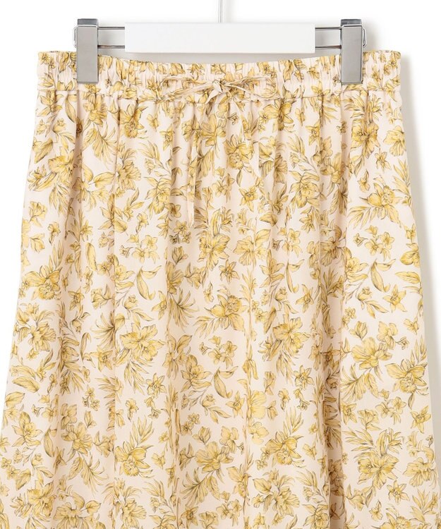 23区 【SLOW/一部店舗限定】ボタニカルプリント スカート イエロー系5