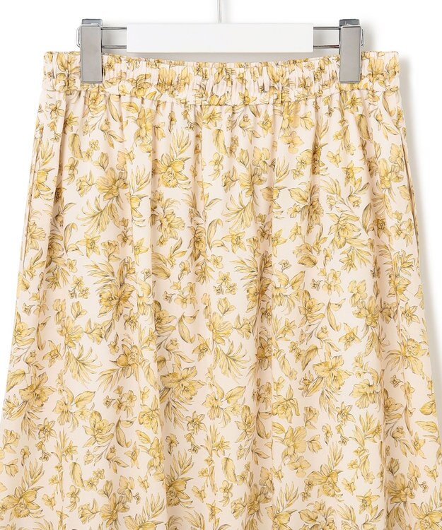 23区 【SLOW/一部店舗限定】ボタニカルプリント スカート イエロー系5