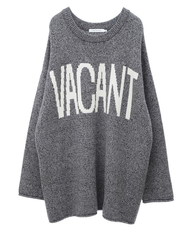 AMERICAN HOLIC バイパチＶＡＣＡＮＴロングニットプルオーバー Gray Mixture