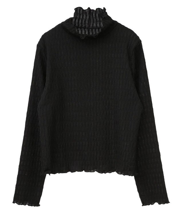 Green Parks ・Ｐｅｔｉｔ　Ｆｌｅｕｒ　ジャカードハイネックロンＴＥ Black