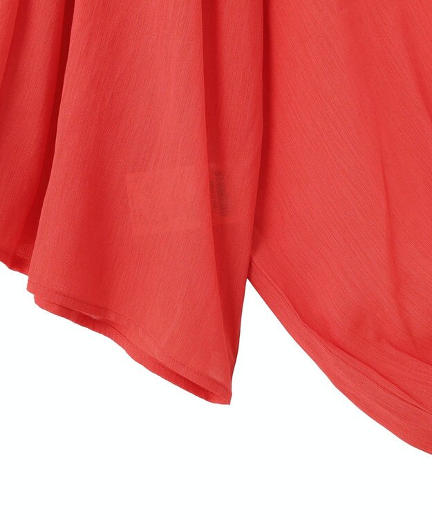 AMERICAN HOLIC スキッパーギャザーブラウス Red