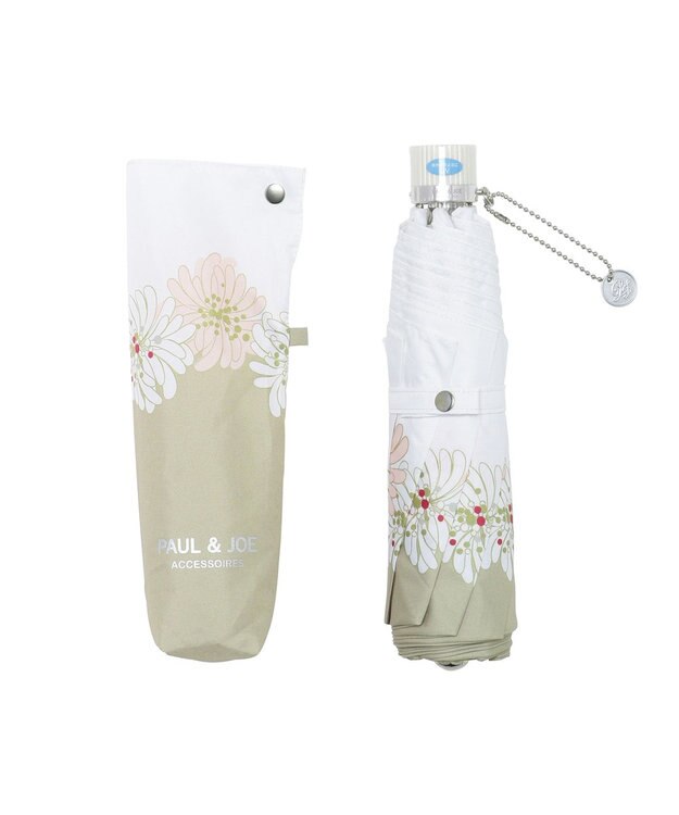 MOONBAT PAUL&JOE ACCESSOIRES(ポール＆ジョー アクセソワ) 折りたたみ傘 クリザンテーム ベージュ