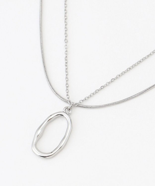 ANY ２連ラウンドネックレス シルバー