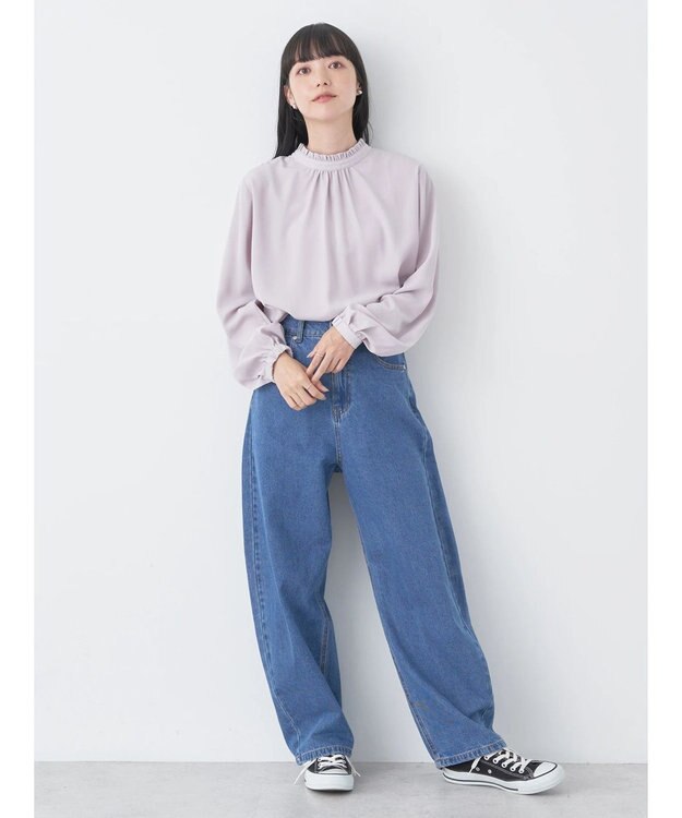 earth music&ecology ２ＷＡＹフリルブラウス Pink