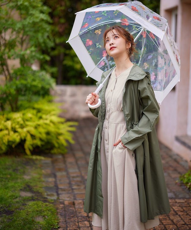 ANY SIS 【plantica×Wpc.】フラワー アンブレラ 長傘 アイボリー