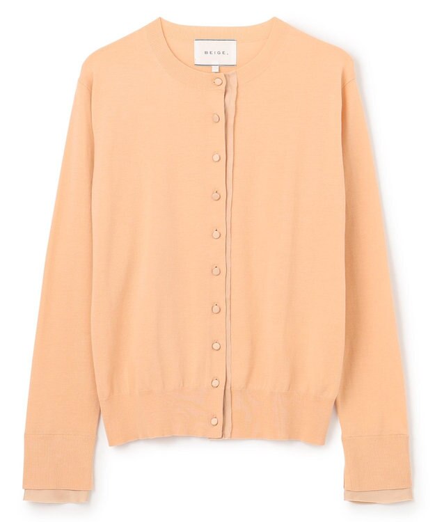 BEIGE， JULIE / カーディガン Light Orange