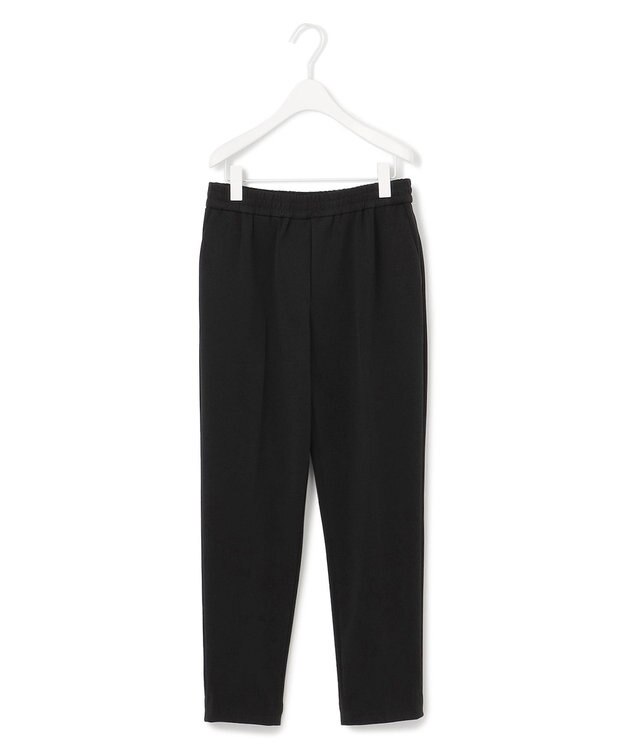 ICB L 【洗える】ミリオーネダンボールニット スティックパンツ ブラック系