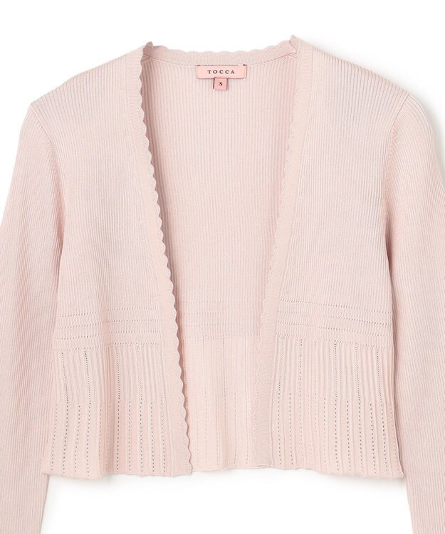 TOCCA EYELET AJISAI ボレロ ピンク系